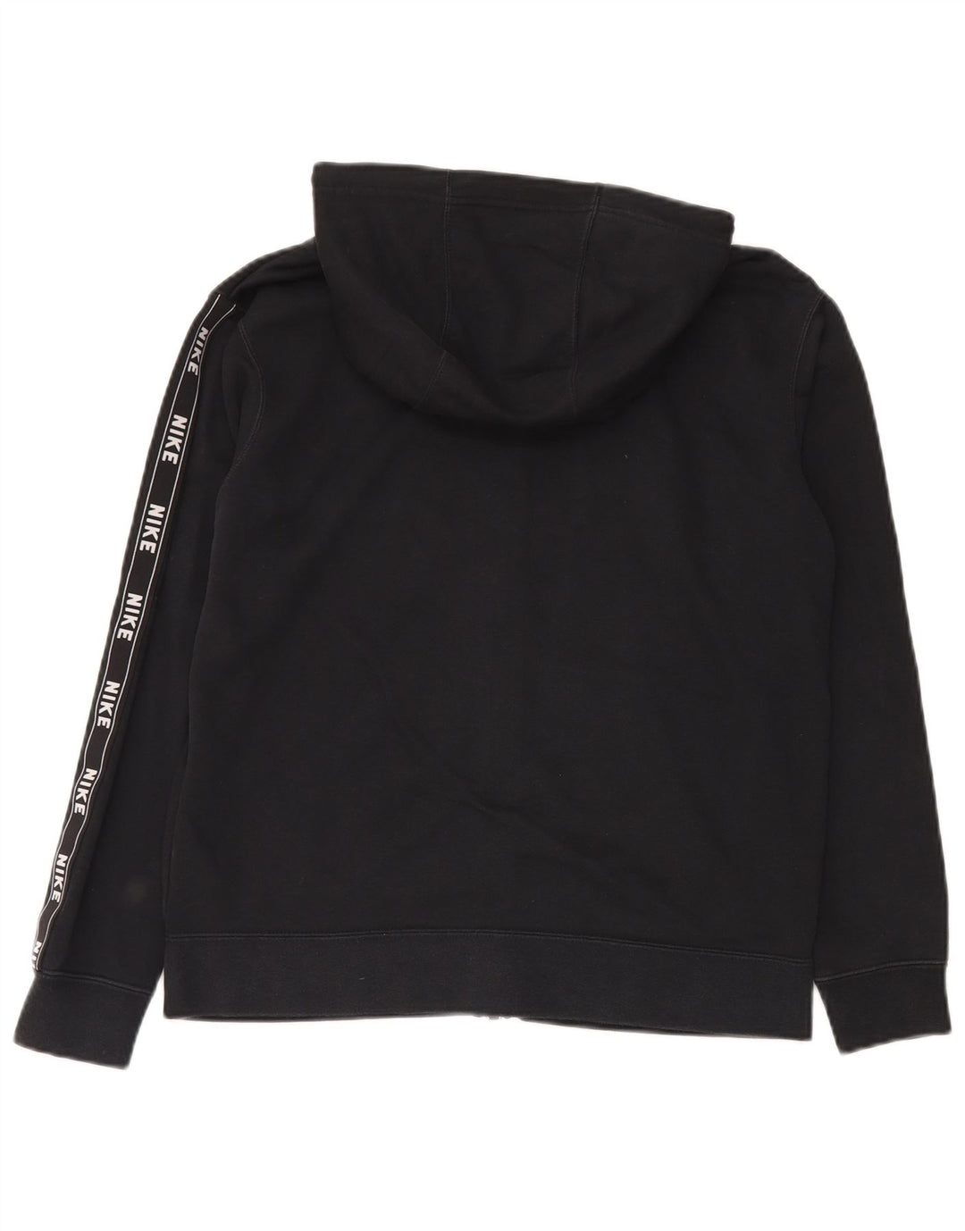 Nike Mens Graphic Zip Hoodie Sweater Small Black Cotton