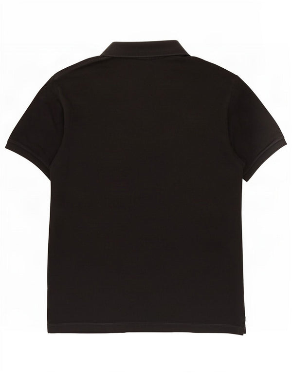 Lacoste Mens Slim Fit Polo Shirt Size 7 2XL Black Cotton