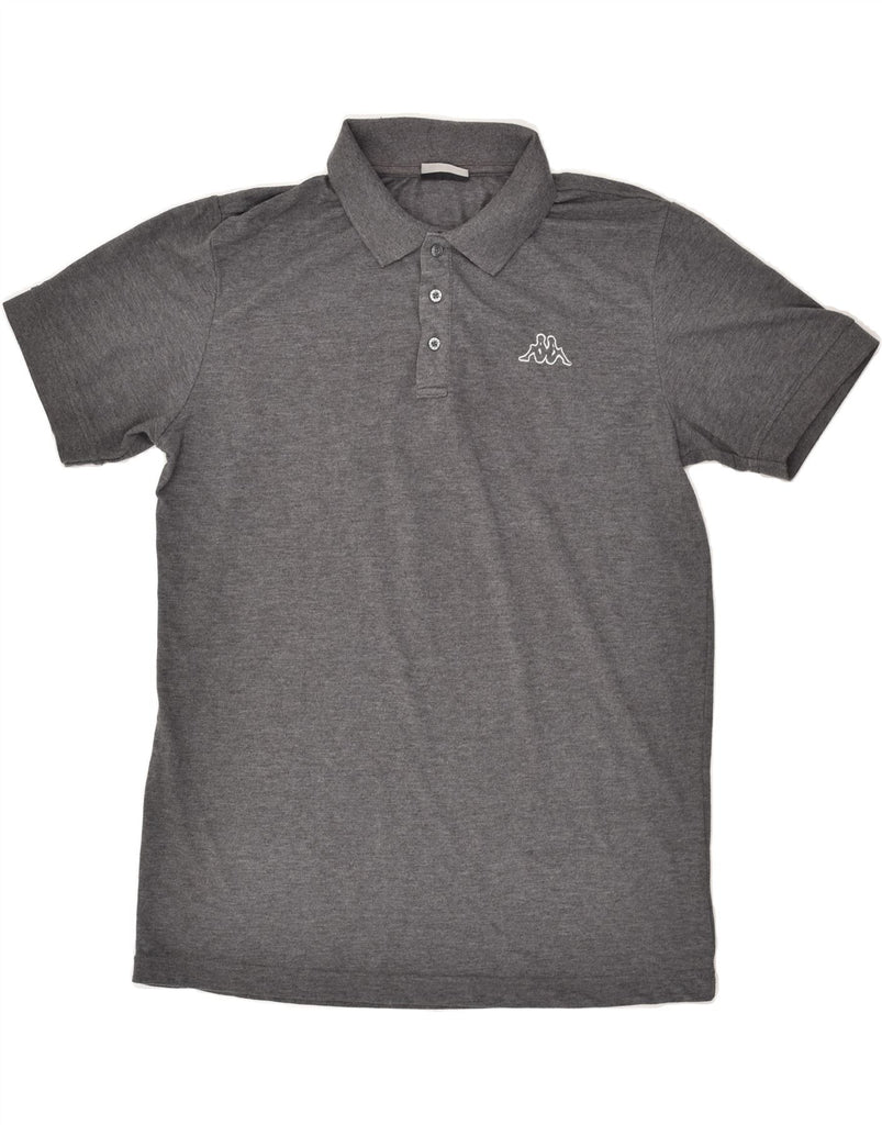 KAPPA Mens Polo Shirt Large Grey Polyester | Vintage Kappa | Thrift | Second-Hand Kappa | Used Clothing | Messina Hembry 