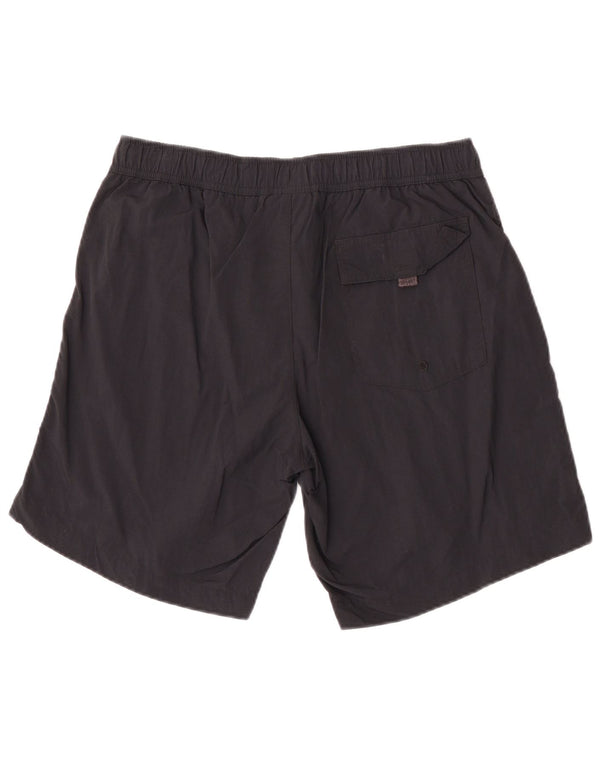 Champion Mens Graphic Swimming Shorts Large Black Polyamide Sports