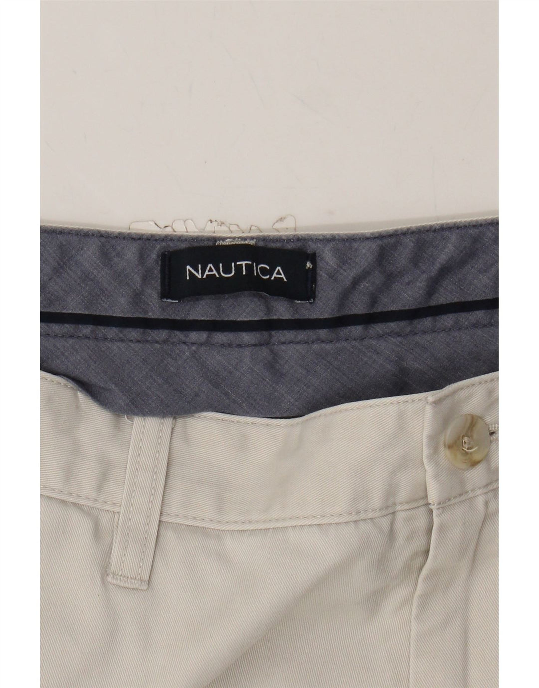 NAUTICA Mens Chino Shorts W34 Large  Beige Cotton Vintage Nautica and Second-Hand Nautica from Messina Hembry 