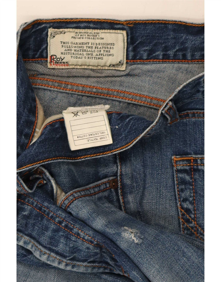 Roy Rogers Mens Slim Jeans IT 47 Medium W33 L33 Blue Cotton