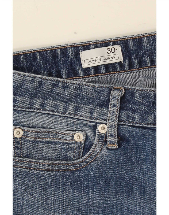 Gap Womens Skinny Jeans W30 L30 Blue Cotton