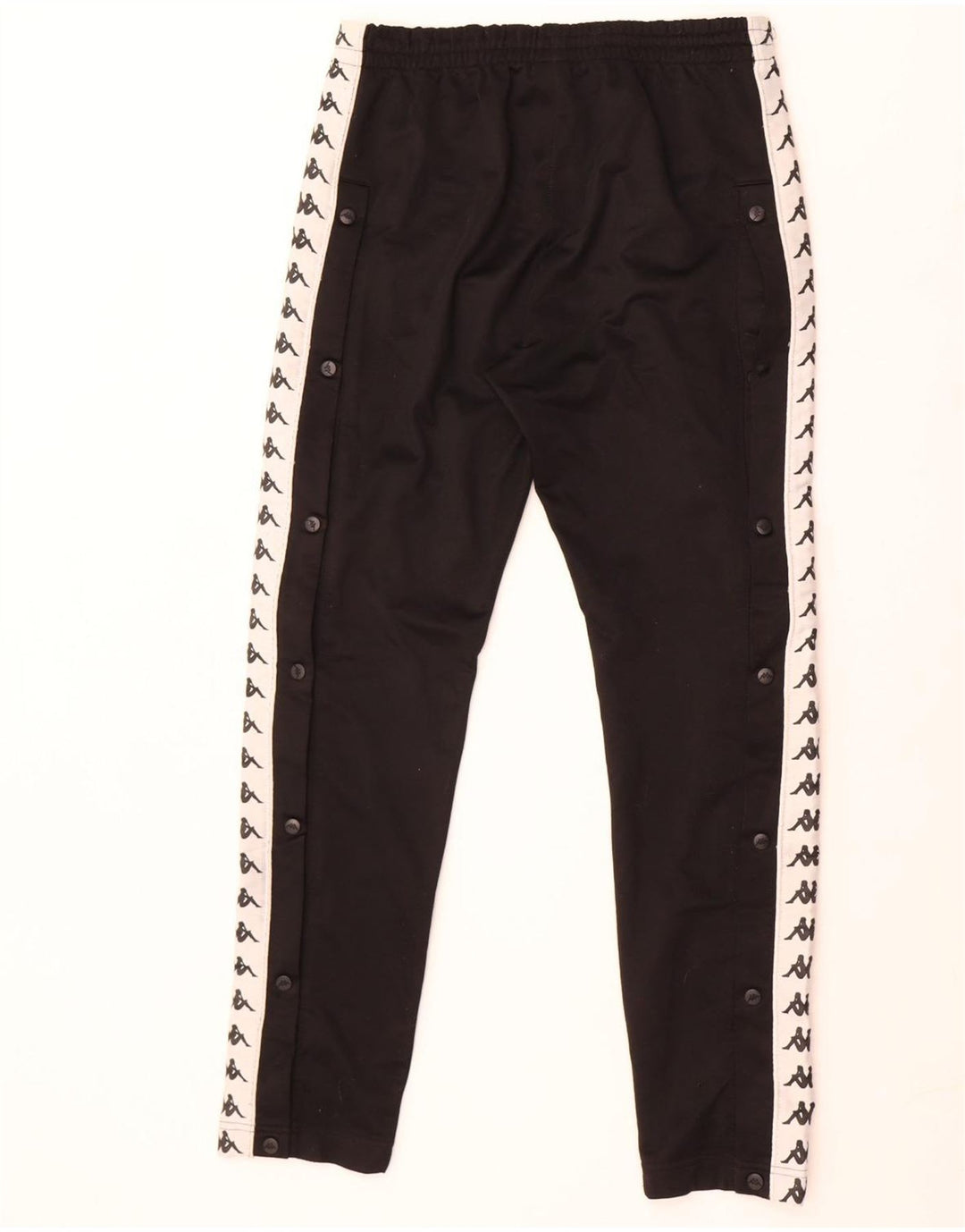 Kappa Mens Graphic Tracksuit Trousers Medium Black Colourblock