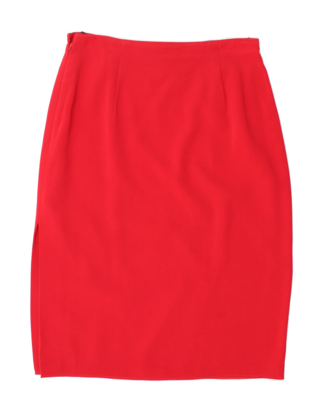 VERA MONT Womens Pencil Skirt UK 16 Large W32 Red Polyester Vintage Vera Mont and Second-Hand Vera Mont from Messina Hembry 