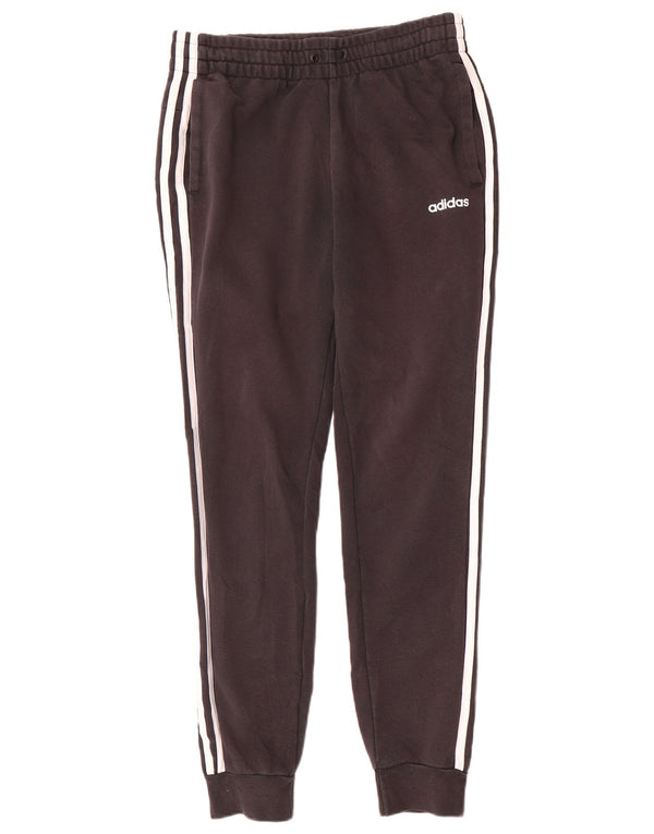 Adidas Womens Tracksuit Trousers Joggers UK 8/10 Small  Black Cotton