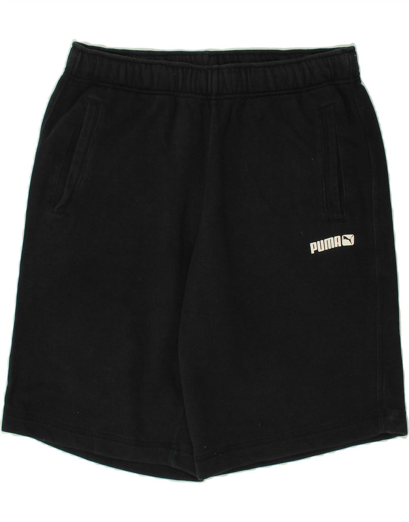 PUMA Mens Sport Shorts Large Black | Vintage Puma | Thrift | Second-Hand Puma | Used Clothing | Messina Hembry 