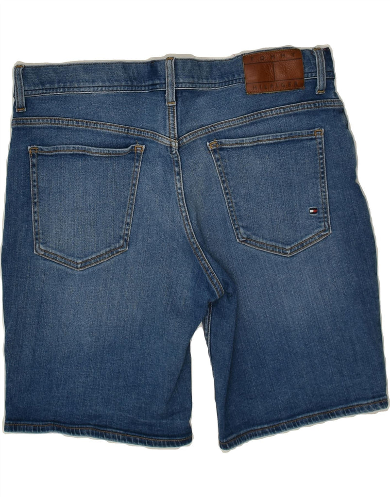TOMMY HILFIGER Mens Brooklyn Denim Shorts W33 Medium Blue | Vintage Tommy Hilfiger | Thrift | Second-Hand Tommy Hilfiger | Used Clothing | Messina Hembry 
