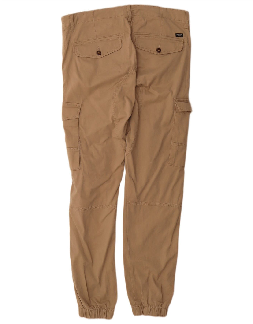 Jack & Jones Mens Joggers Cargo Trousers W33 L34 Beige
