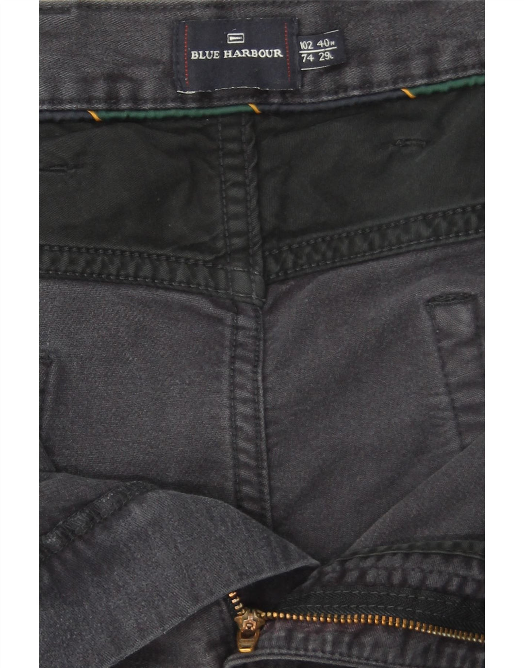 Marks & Spencer Mens Blue Harbour Straight Jeans W40 L29 Navy Blue Cotton