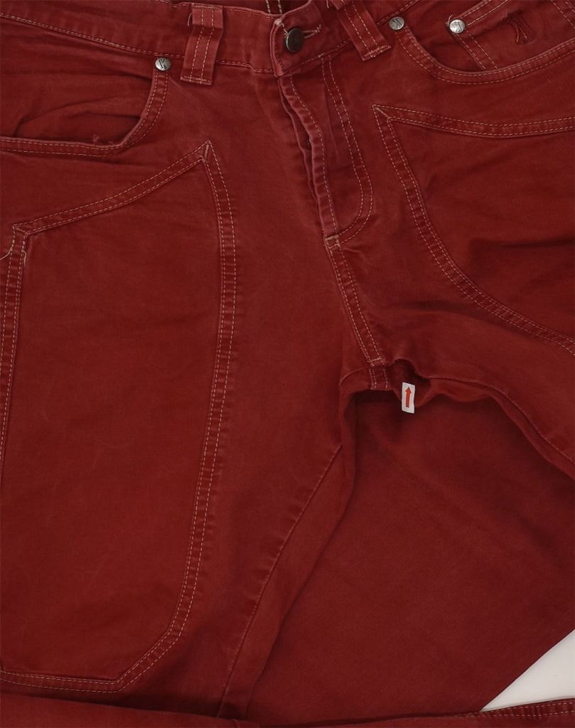 JECKERSON Mens Slim Jeans W31 L31  Burgundy Cotton | Vintage Jeckerson | Thrift | Second-Hand Jeckerson | Used Clothing | Messina Hembry 