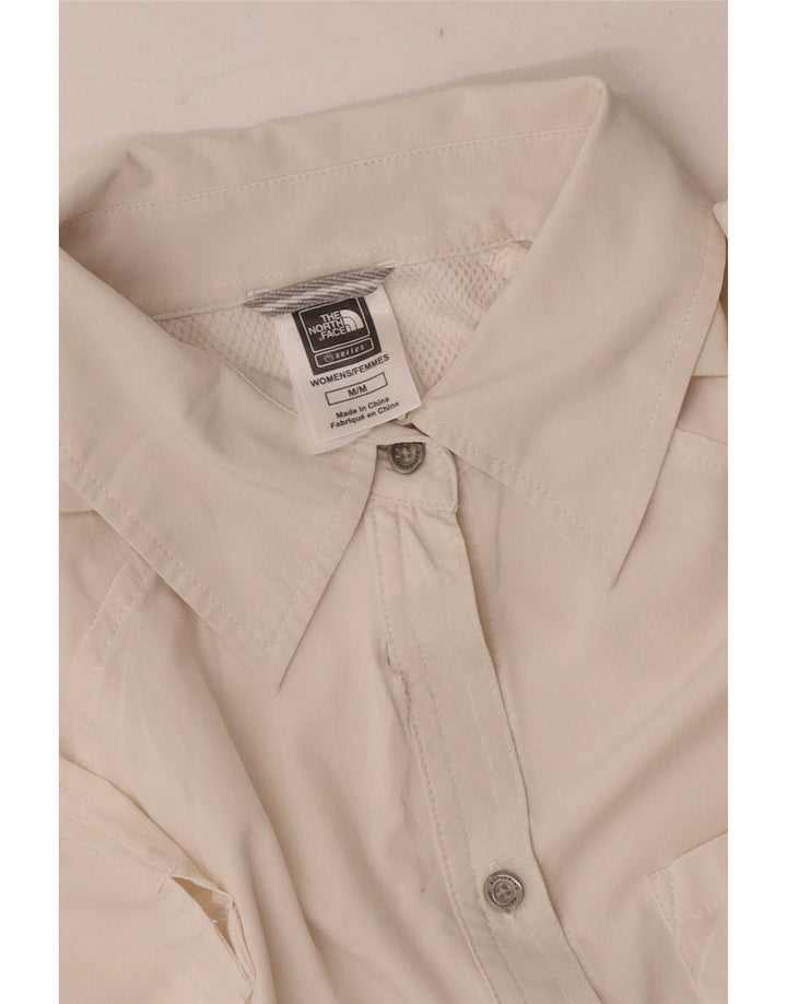 The North Face Womens Short Sleeve Regular Fit Shirt UK 12 Medium Beige