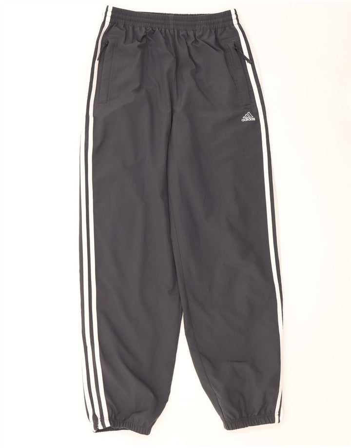 Adidas Womens Tracksuit Trousers Joggers UK 14 Large Grey Polyester
