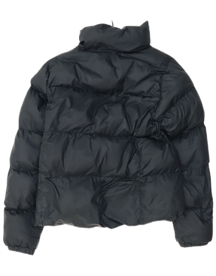 Columbia Womens Oversized Padded Jacket UK 6 XS Navy Blue Polyester
