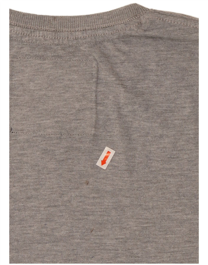 SUPERDRY Mens Graphic T-Shirt Top Large Grey Polyester Vintage Superdry and Second-Hand Superdry from Messina Hembry 