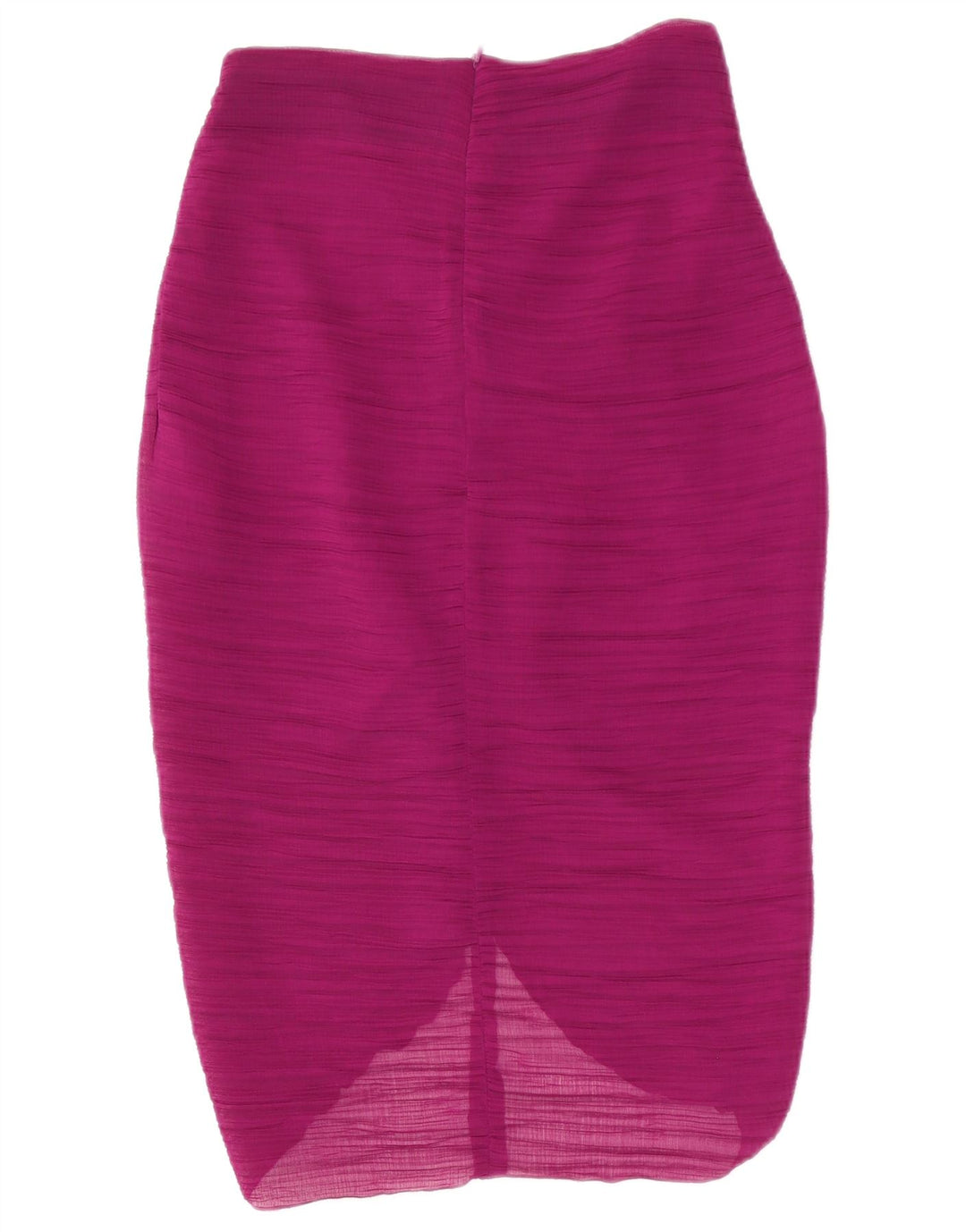 Zara Womens High Waist Midi Skirt Small W26 Purple Polyester