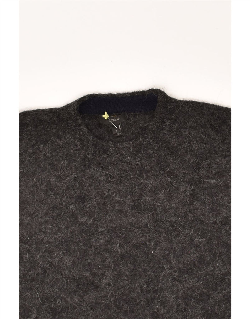 J. CREW Womens Crew Neck Jumper Sweater UK 10 Small Black Alpaca Wool | Vintage J. Crew | Thrift | Second-Hand J. Crew | Used Clothing | Messina Hembry 