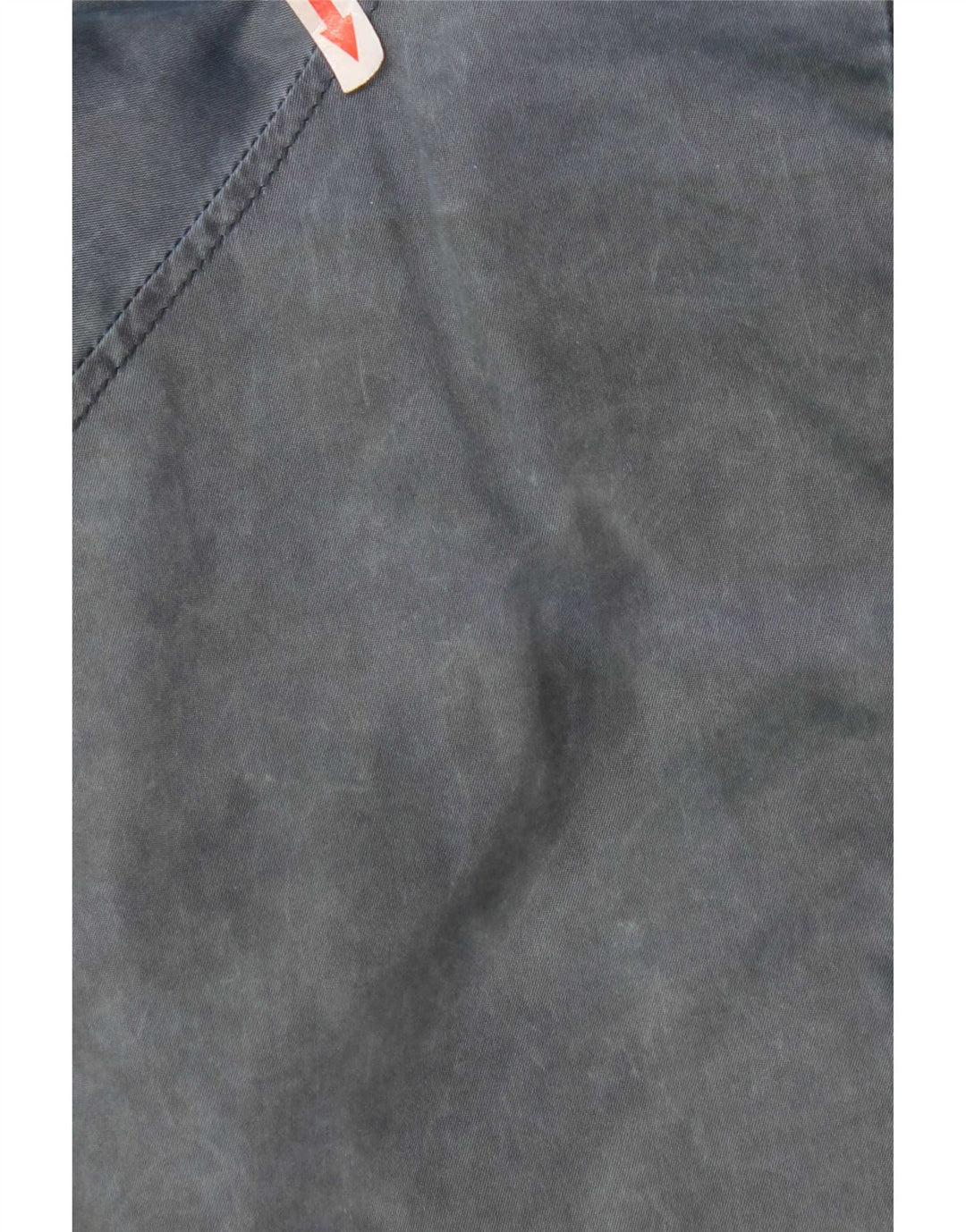 Vintage Mens Hooded Bomber Jacket UK 42 XL Navy Blue Polyamide
