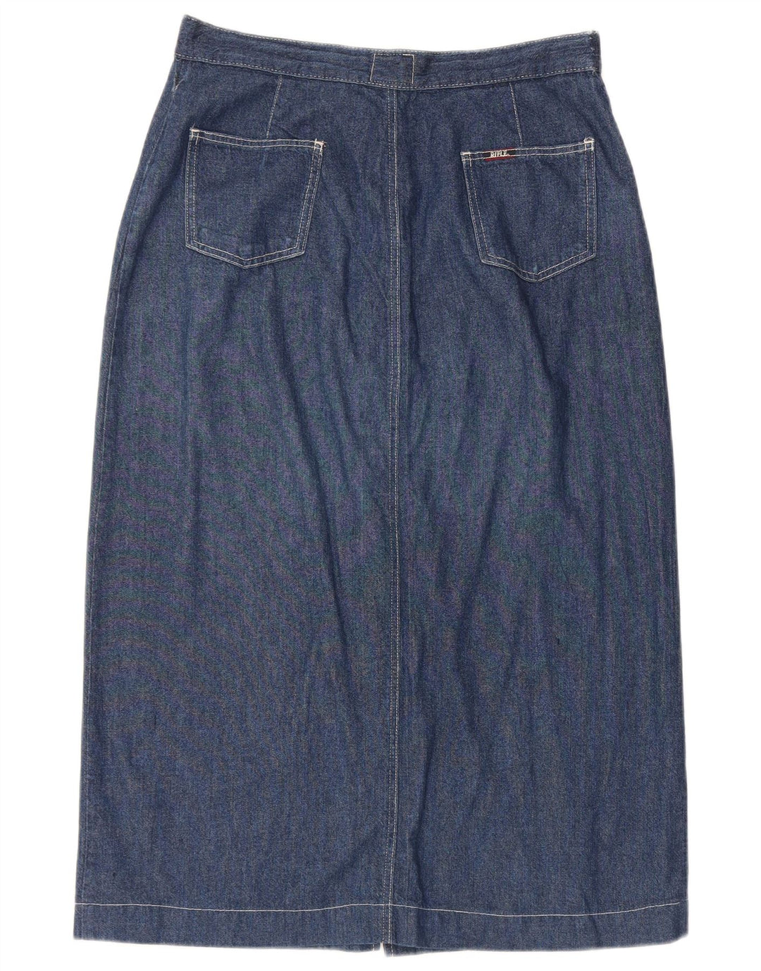 RIFLE Womens Denim Skirt W31 Medium Blue Cotton