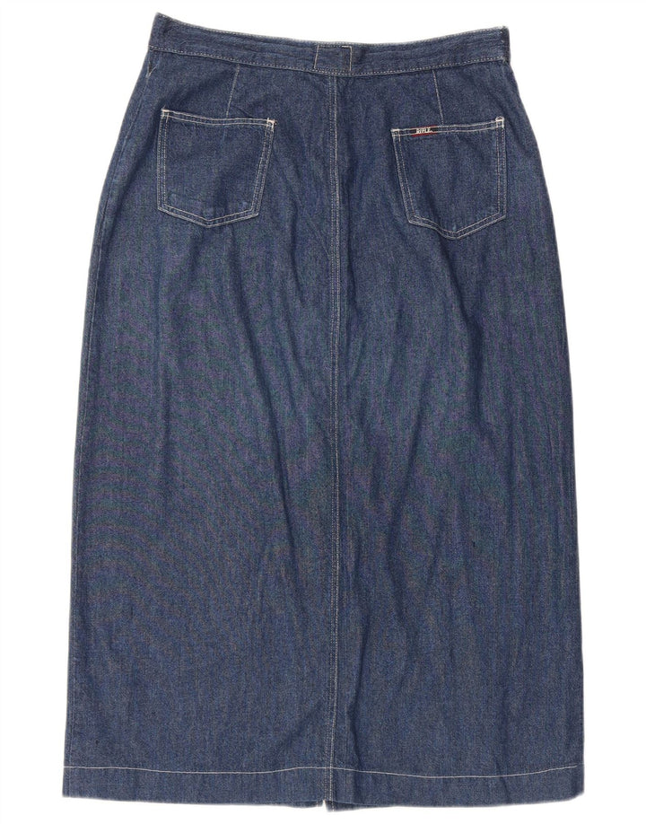 RIFLE Womens Denim Skirt W31 Medium Blue Cotton