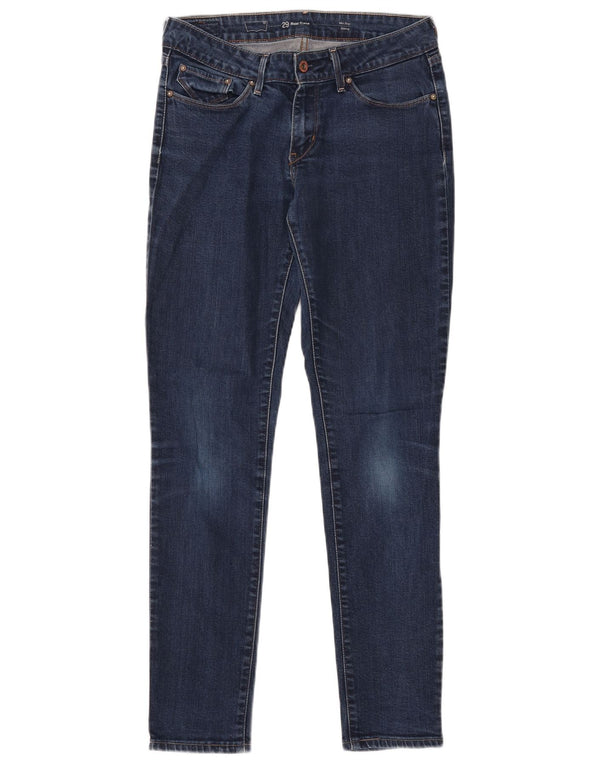 Levi's Womens Bold Curve Mid Rise Skinny Jeans W29 L29 Navy Blue Cotton