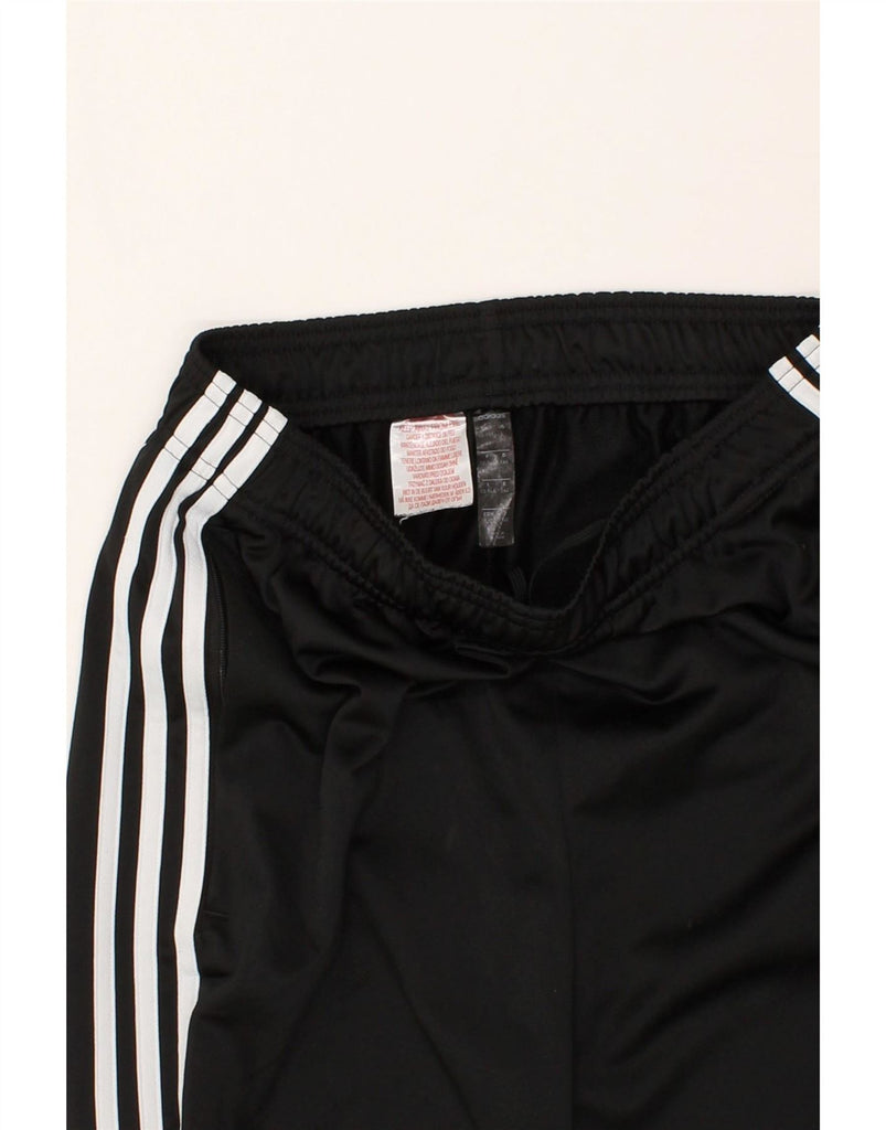 ADIDAS Boys Aeroready Tracksuit Trousers 13-14 Years Black Polyester Vintage Adidas and Second-Hand Adidas from Messina Hembry 