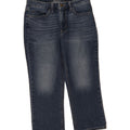 LEE Womens Mid Rise Regular Fit Capri Jeans US 10 Large W30 L23 Blue Vintage Lee and Second-Hand Lee from Messina Hembry 