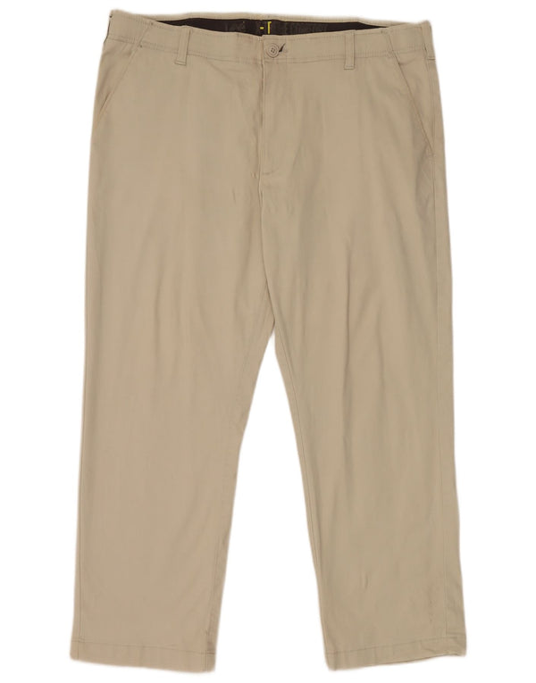 Lee Mens Straight Chino Trousers W38 L29 Green Cotton