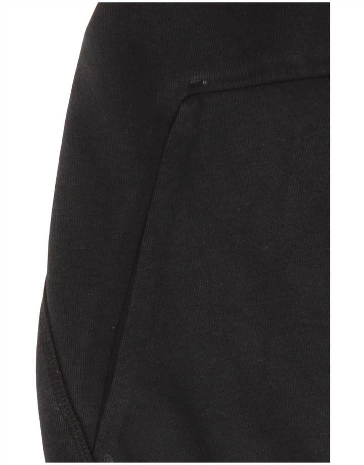 Nike Mens Zip Hoodie Sweater Medium Black Cotton