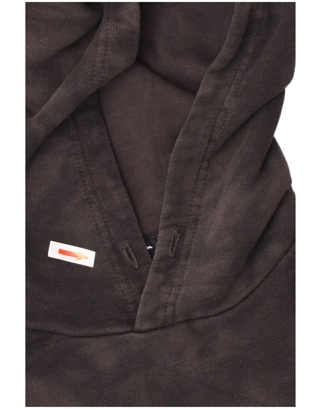 Champion Womens Hoodie Jumper UK 14 Medium Grey Tie Dye Cotton