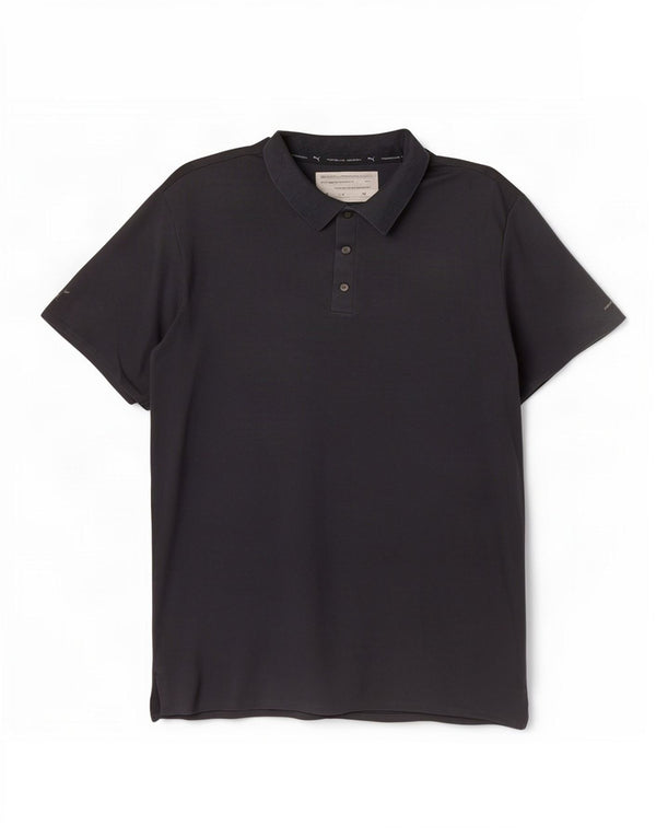 Puma Mens Porsche Design Polo Shirt XL Black Cotton