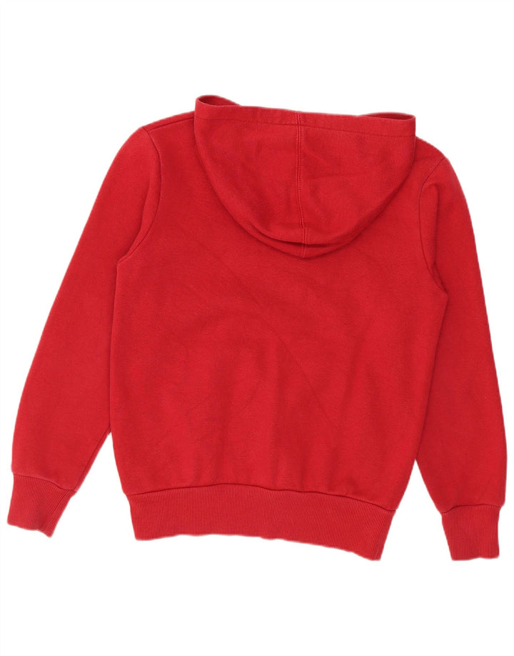 Levi's Boys Graphic Hoodie Jumper 9-10 Years Red Cotton