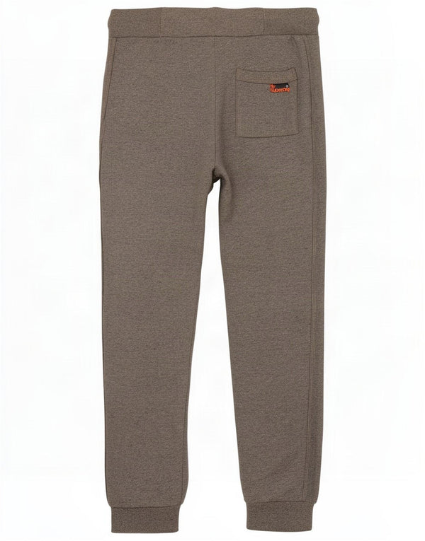 Superdry Mens Slim Fit Tracksuit Trousers Joggers Large Grey Flecked Cotton