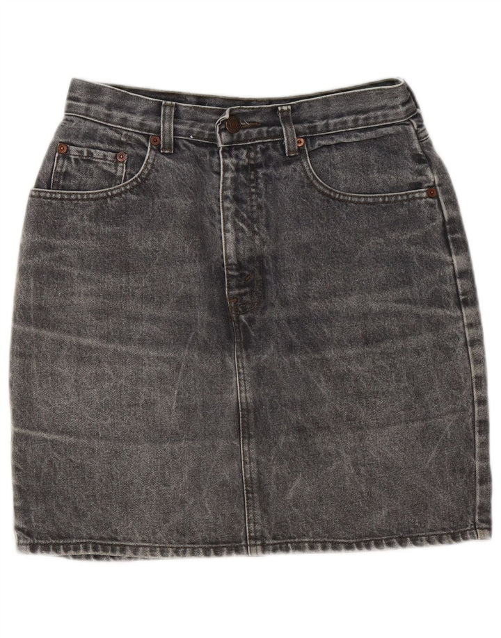 LEVI'S Womens Denim Skirt W29 Medium Grey