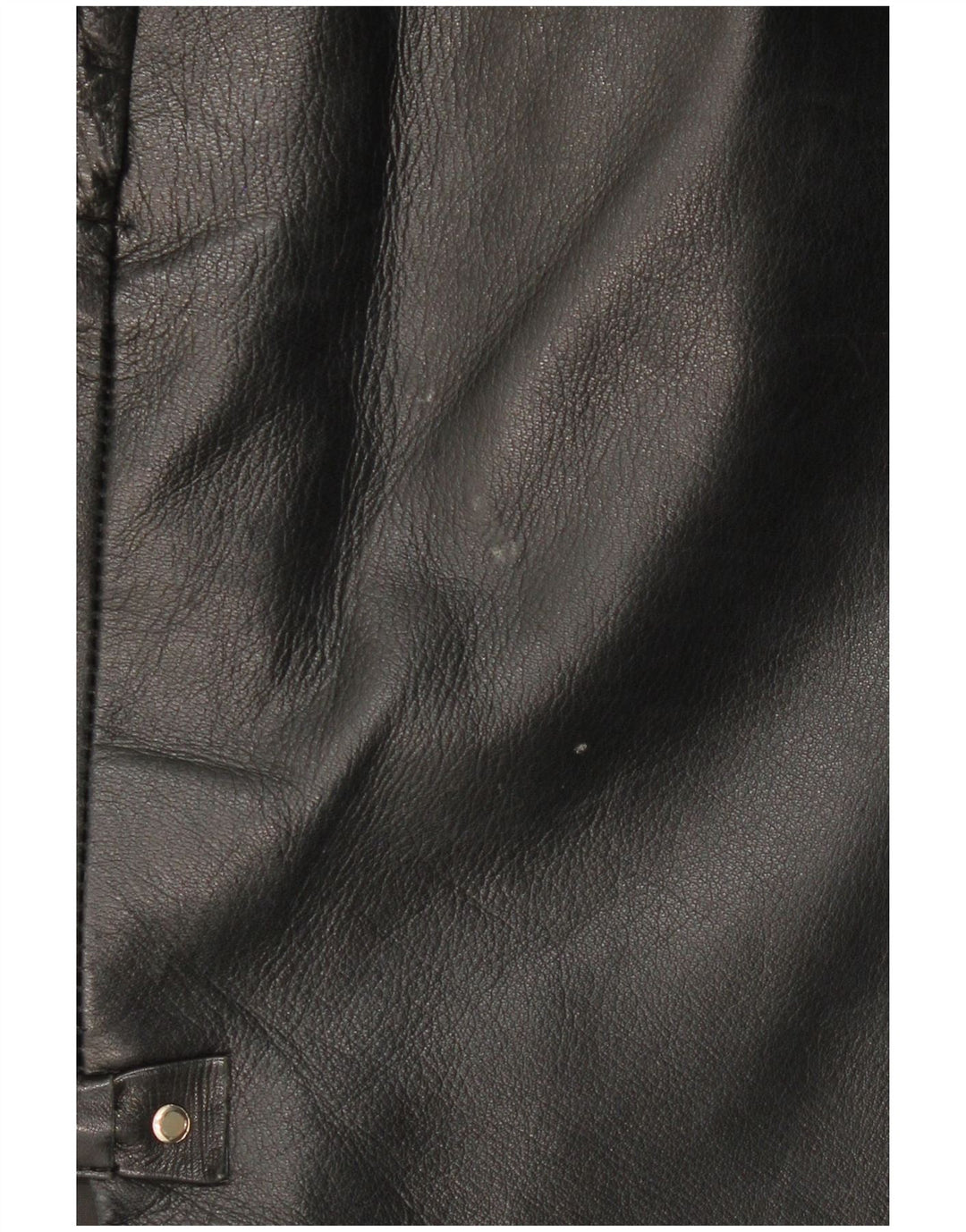 Vintage Womens Leather Skirt W32 Large Black
