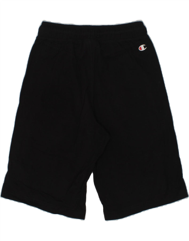 CHAMPION Boys Graphic Sport Shorts 7-8 Years Small Black | Vintage Champion | Thrift | Second-Hand Champion | Used Clothing | Messina Hembry 