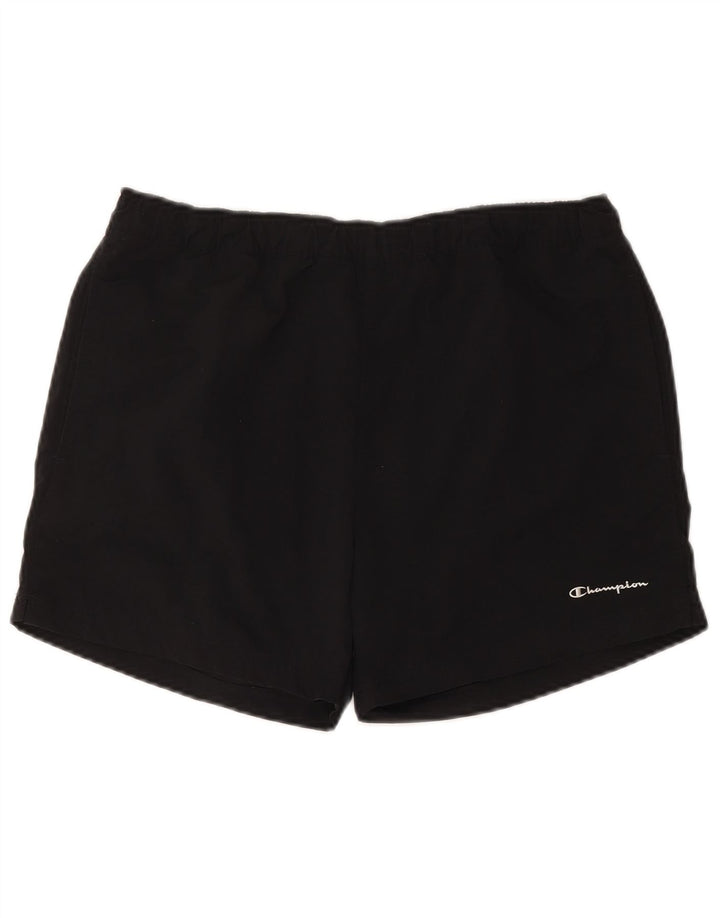 Champion Mens Swimming Shorts Large  Black Polyamide