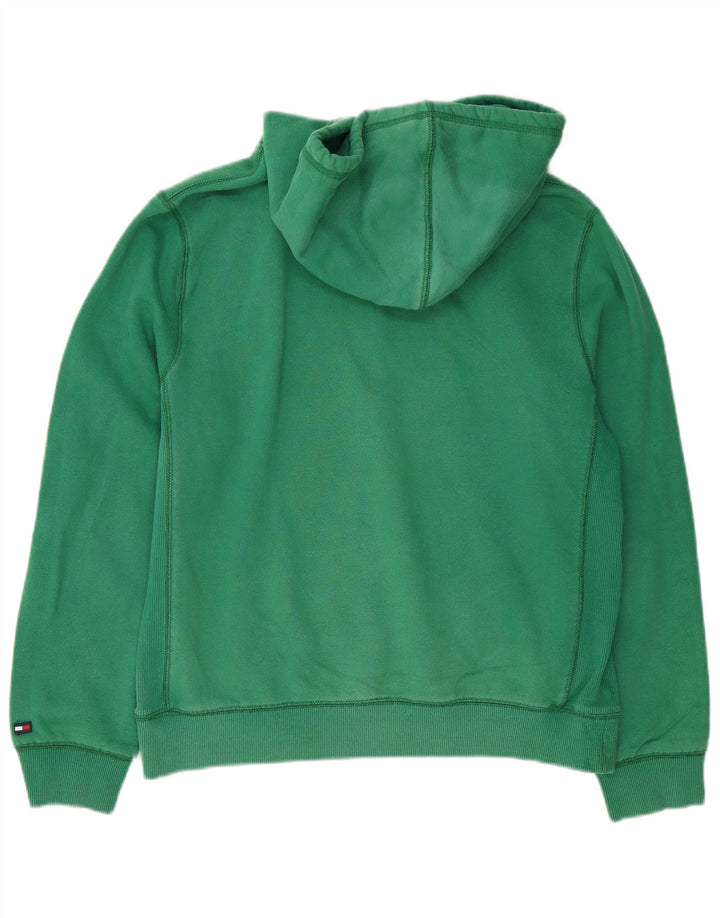 Tommy Hilfiger Mens Graphic Hoodie Jumper Medium Green