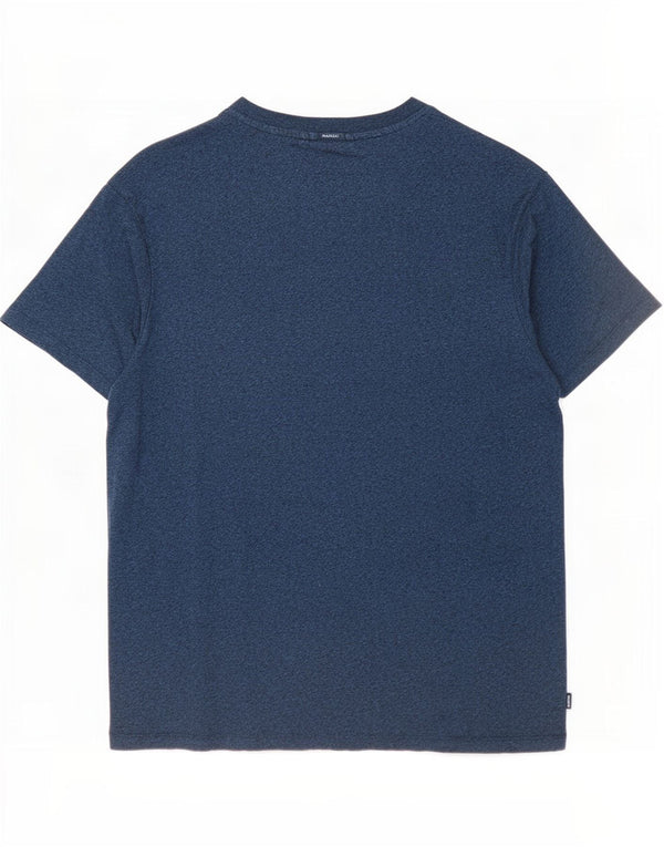 Superdry Mens T-Shirt Top 3XL Blue Flecked Cotton