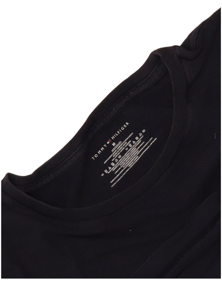 Tommy Hilfiger Mens T-Shirt Top Medium Navy Blue Cotton