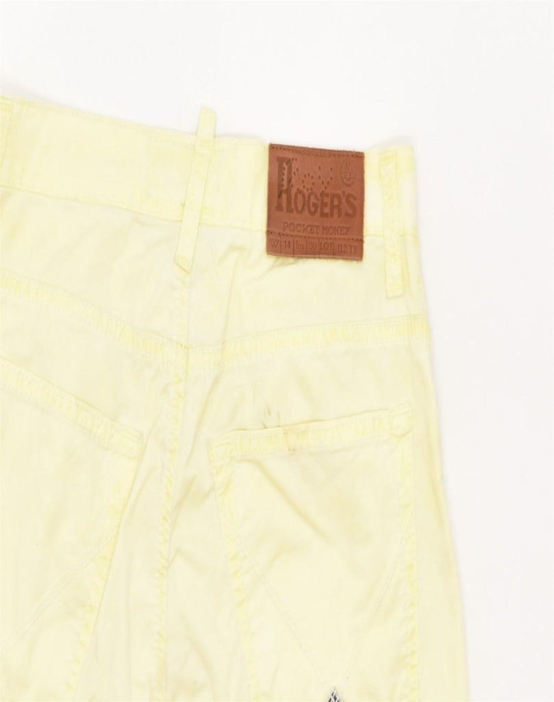 ROY ROGERS Girls Slim Jeans 13-14 Years W28 L25 Yellow Cotton | Vintage | Thrift | Second-Hand | Used Clothing | Messina Hembry 