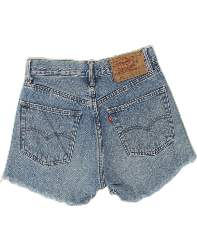 LEVI'S Mens 501 Denim Shorts W28 Small Blue | Vintage Levi's | Thrift | Second-Hand Levi's | Used Clothing | Messina Hembry 