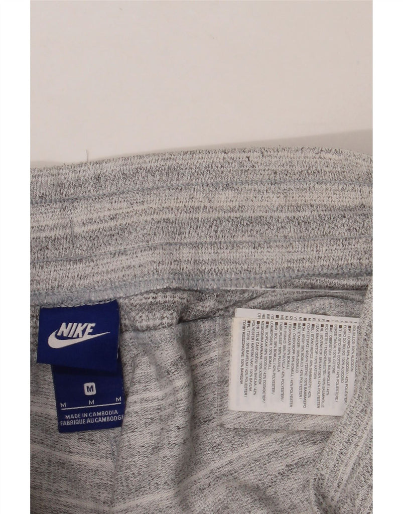 NIKE Mens Tracksuit Trousers Joggers Medium  Grey Pinstripe Cotton Vintage Nike and Second-Hand Nike from Messina Hembry 