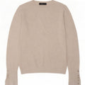 Zara Womens Crew Neck Jumper Sweater UK 12 Medium Grey Flecked Viscose