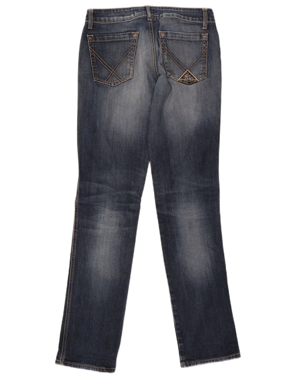 Roy Rogers Womens Straight Jeans W29 L33 Blue Cotton