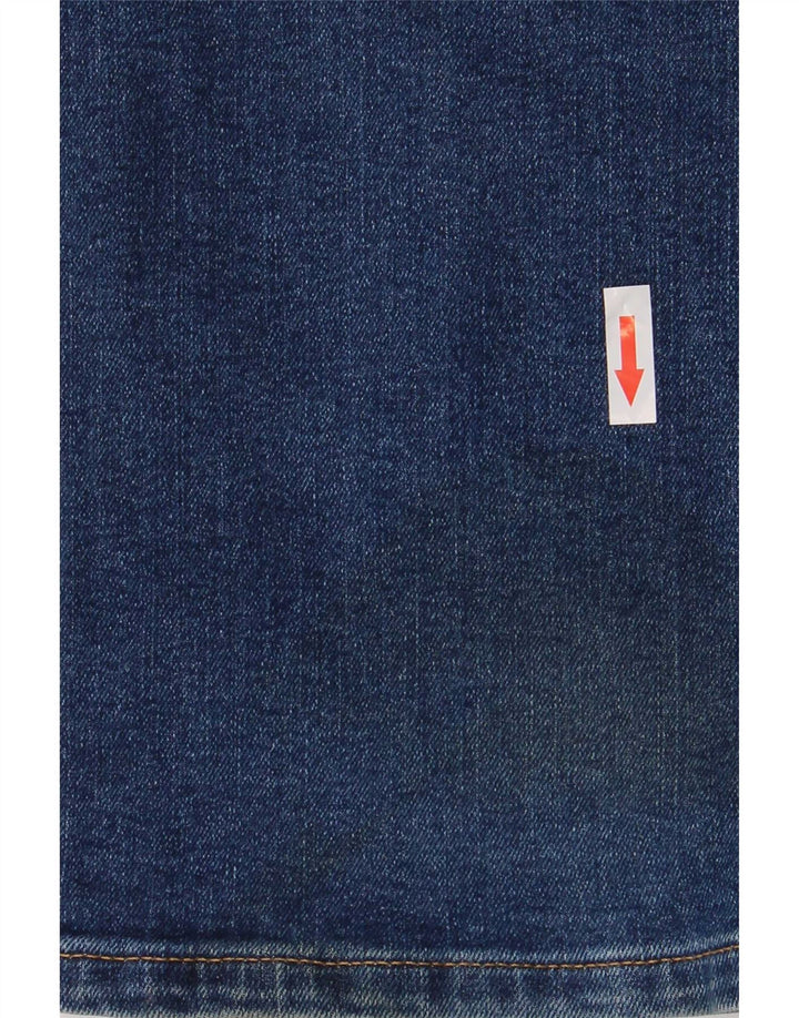 Lee Womens Regular Fit Straight Jeans W32 L34 Blue Cotton