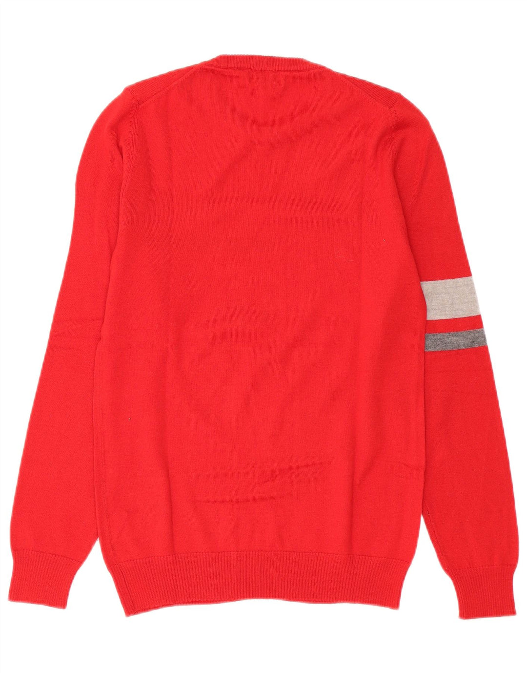Iceberg Womens Crew Neck Jumper Sweater UK 10 Small Red Colourblock Wool