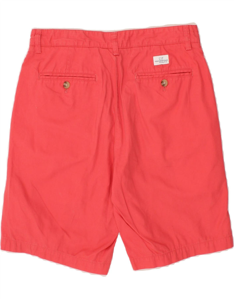 VINEYARD VINES Mens Chino Shorts W30 Medium Pink Cotton Vintage Vineyard Vines and Second-Hand Vineyard Vines from Messina Hembry 