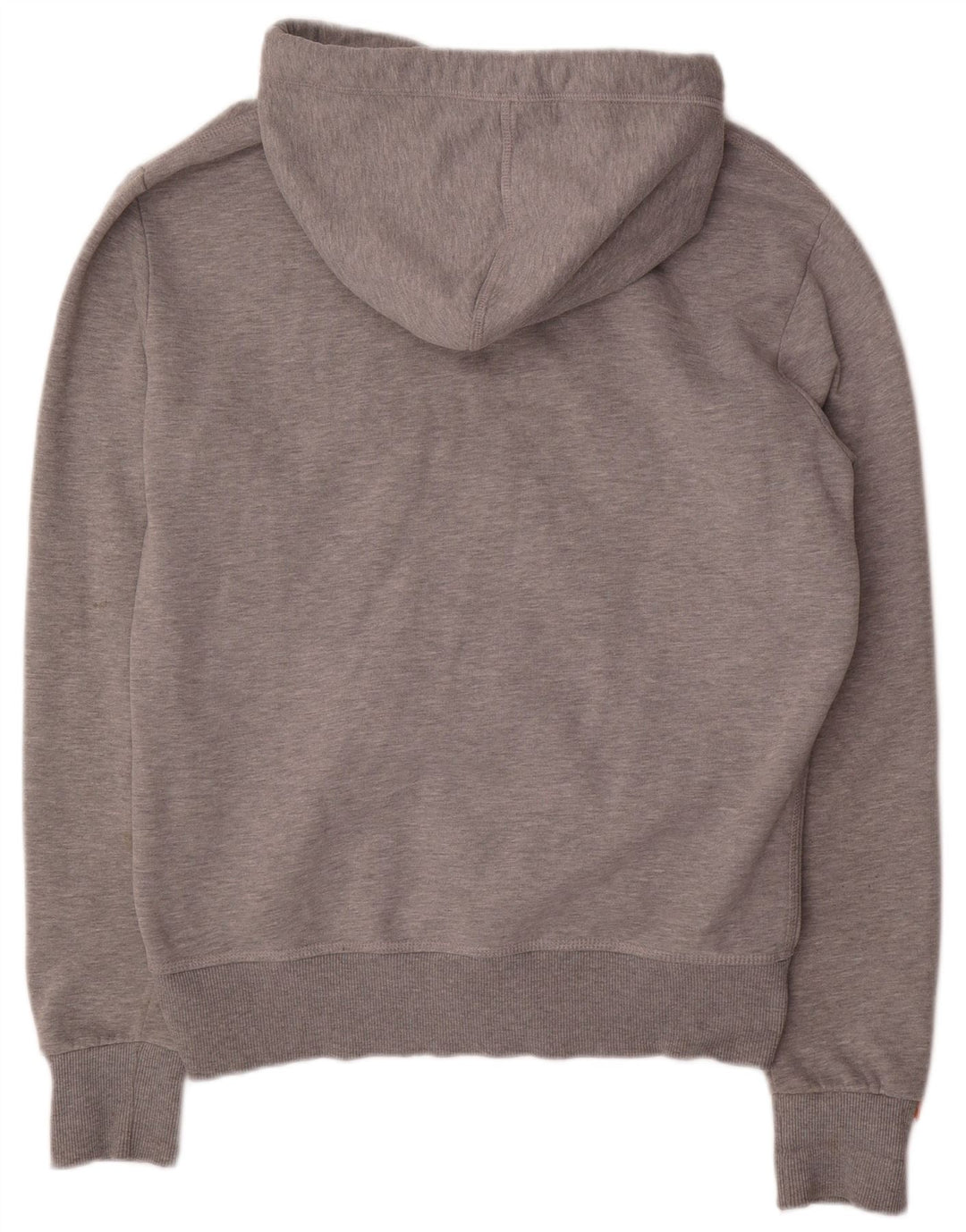 Superdry Mens Zip Hoodie Sweater 2XL Grey Cotton