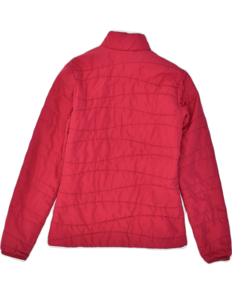 DECATHLON Womens Padded Jacket UK 10 Small Red Polyester | Vintage | Thrift | Second-Hand | Used Clothing | Messina Hembry 